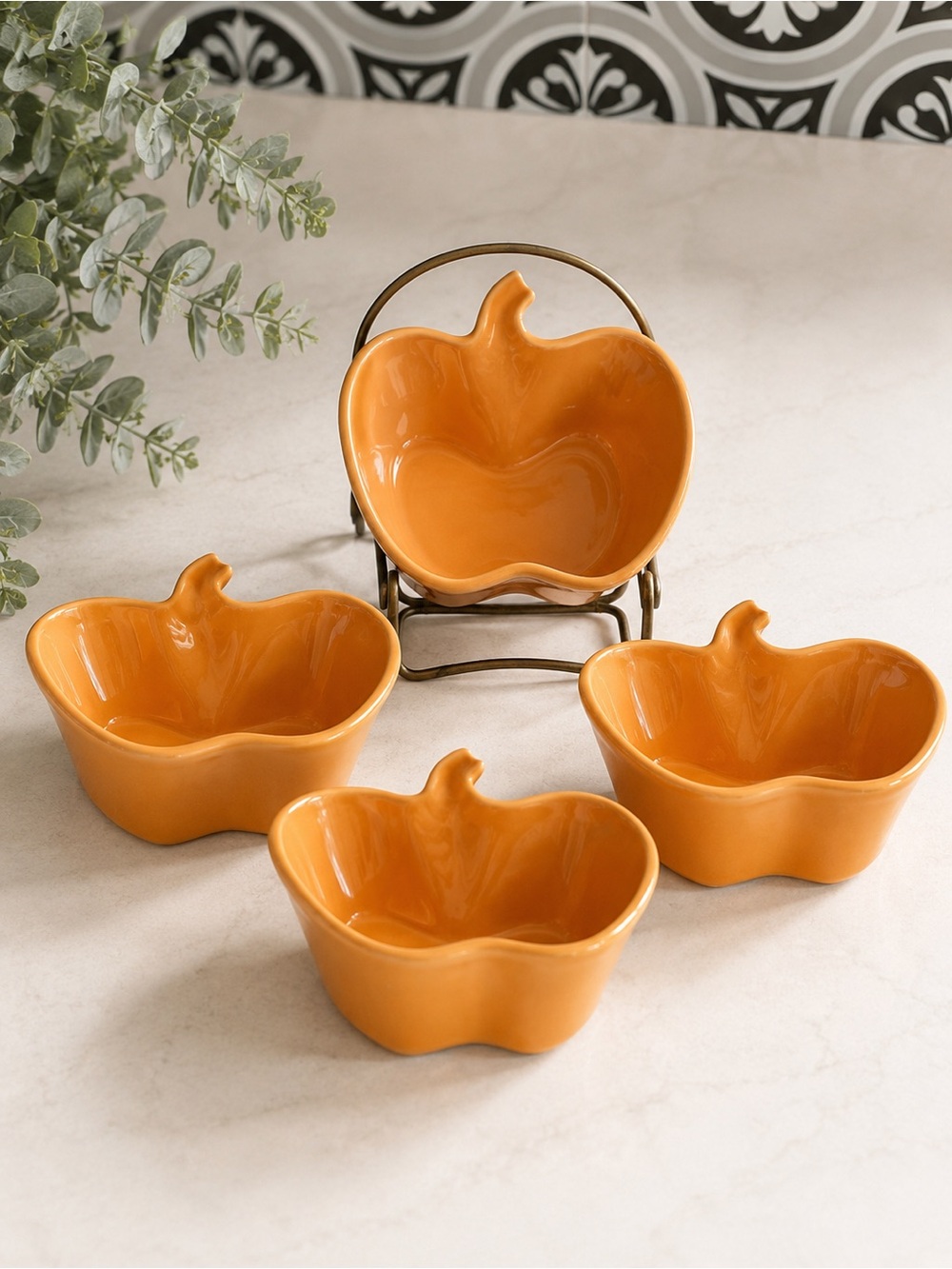 Chantal Pumpkin Dish Set of 4
